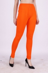 Orange Color Churidar Leggings